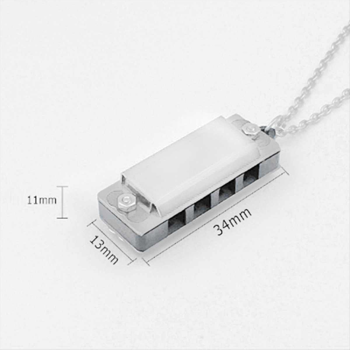 Musical Instrument Gif - ABXY Mini Harmonica Necklace 4 Hole