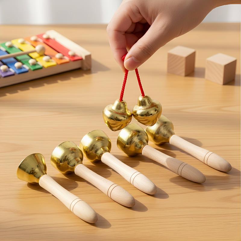 Musical Instrument Gif - Percussion Instrument Kids Bells 2PCS with