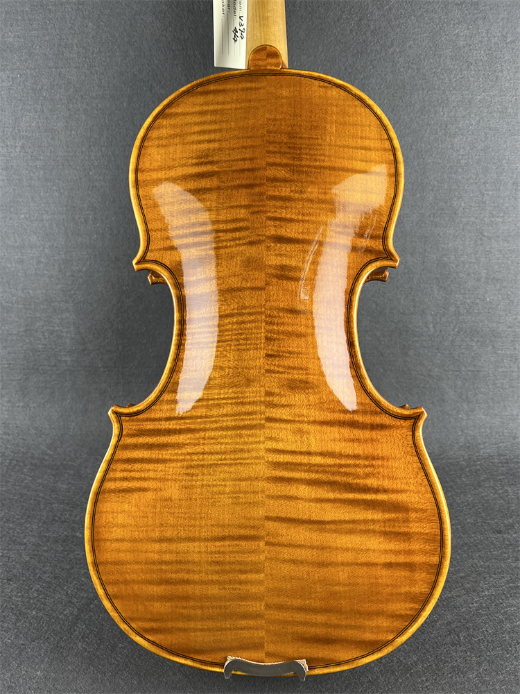 Musical Instrument Photo - Actual Photo Flamed European Maple Wood