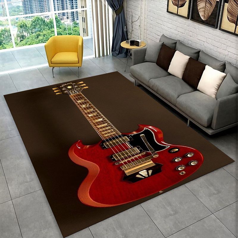 Musical Instrument Logo - Retro Fender Guitar Logo Instruments Music