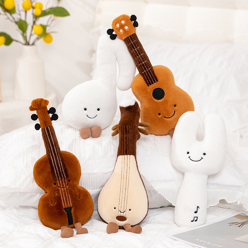 Musical Instrument Gif - Cute Musical Plush Toy Soft Violin