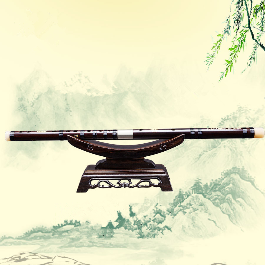 Musical Instrument Old - SevenAngel Professional playing Flute old mahogany