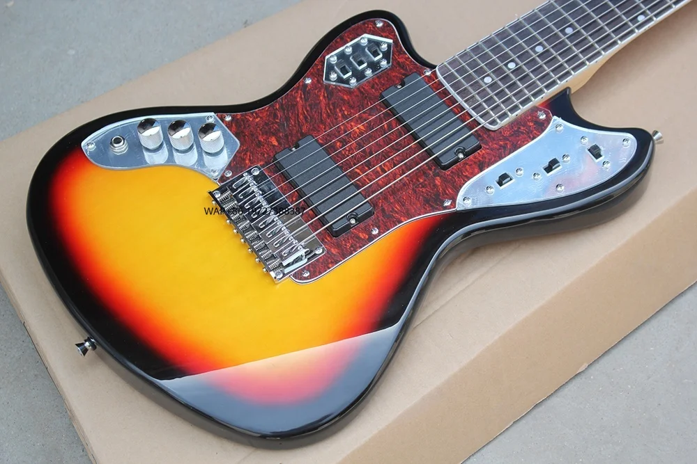 Musical Instrument With Hand - 8 Strings Left Handed Jaugar Electric