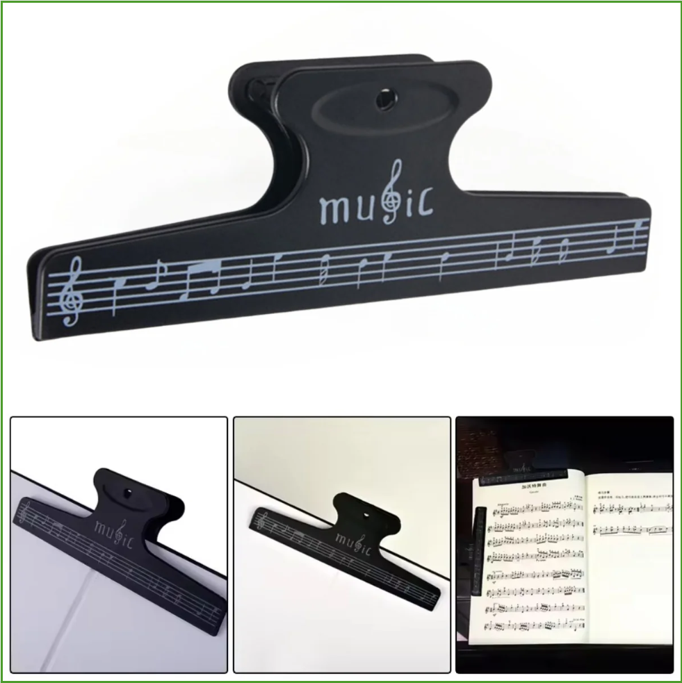 Musical Instrument Gif - Sheet Music Clips Book Page Note