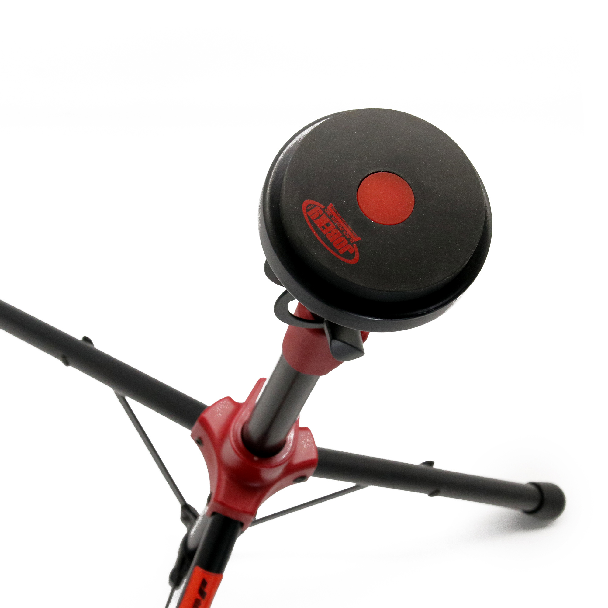 Musical Instrument Logo - Professional 4-Inch Red Rubber Drum Practice
