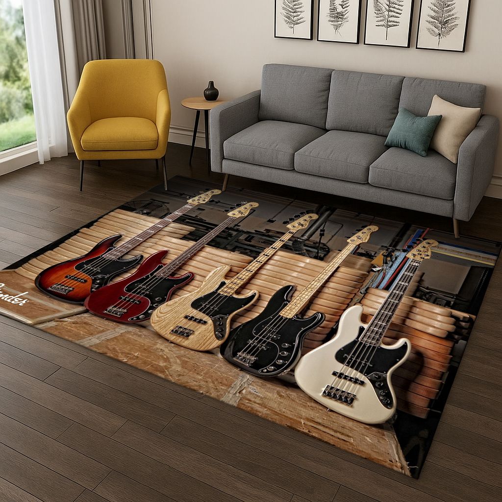 3D Fender Guitar Bass Instrume - огляд і ціна Musical Instrument Logo