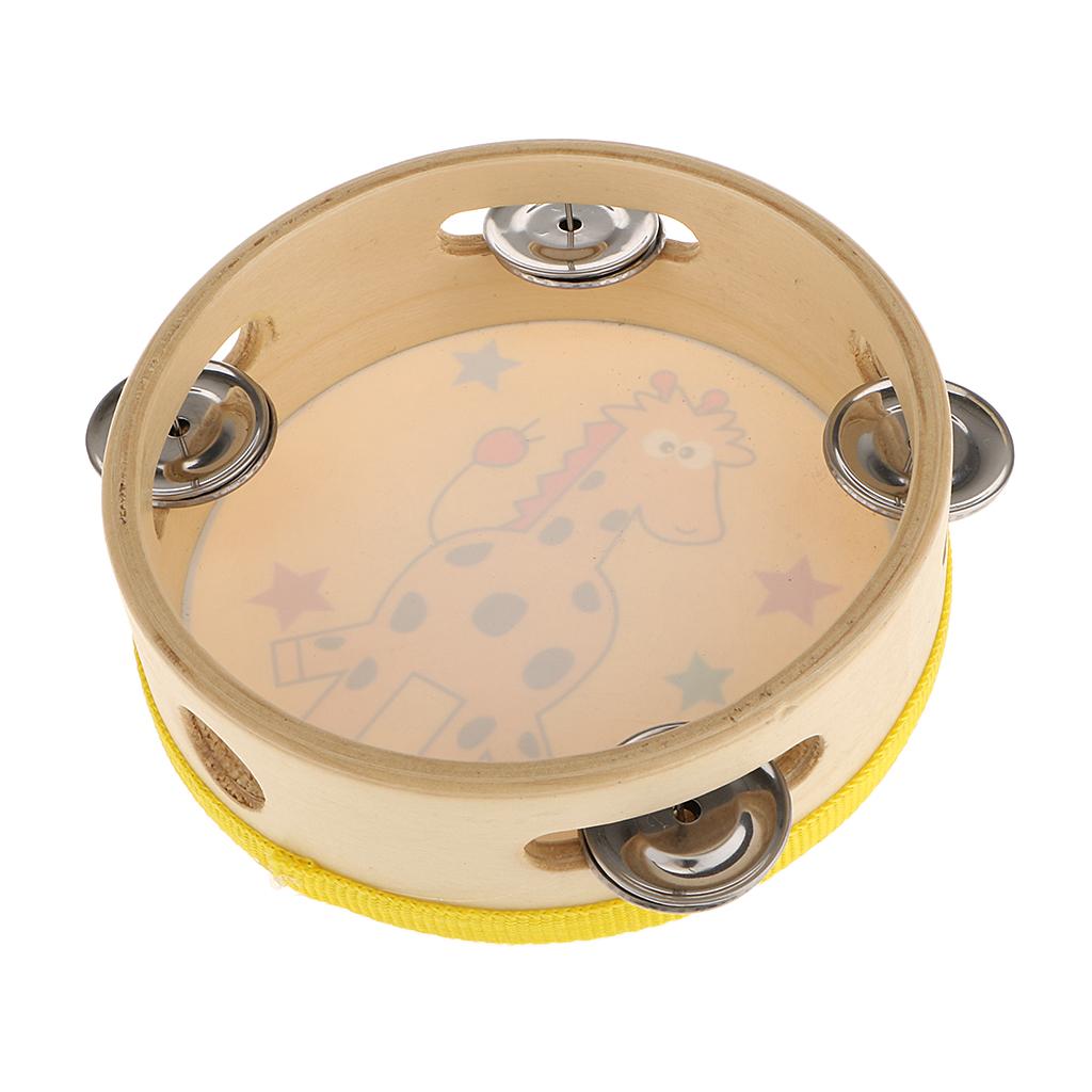 Wooden Tambourine Small Hand P - огляд і ціна Musical Instrument Tambourine