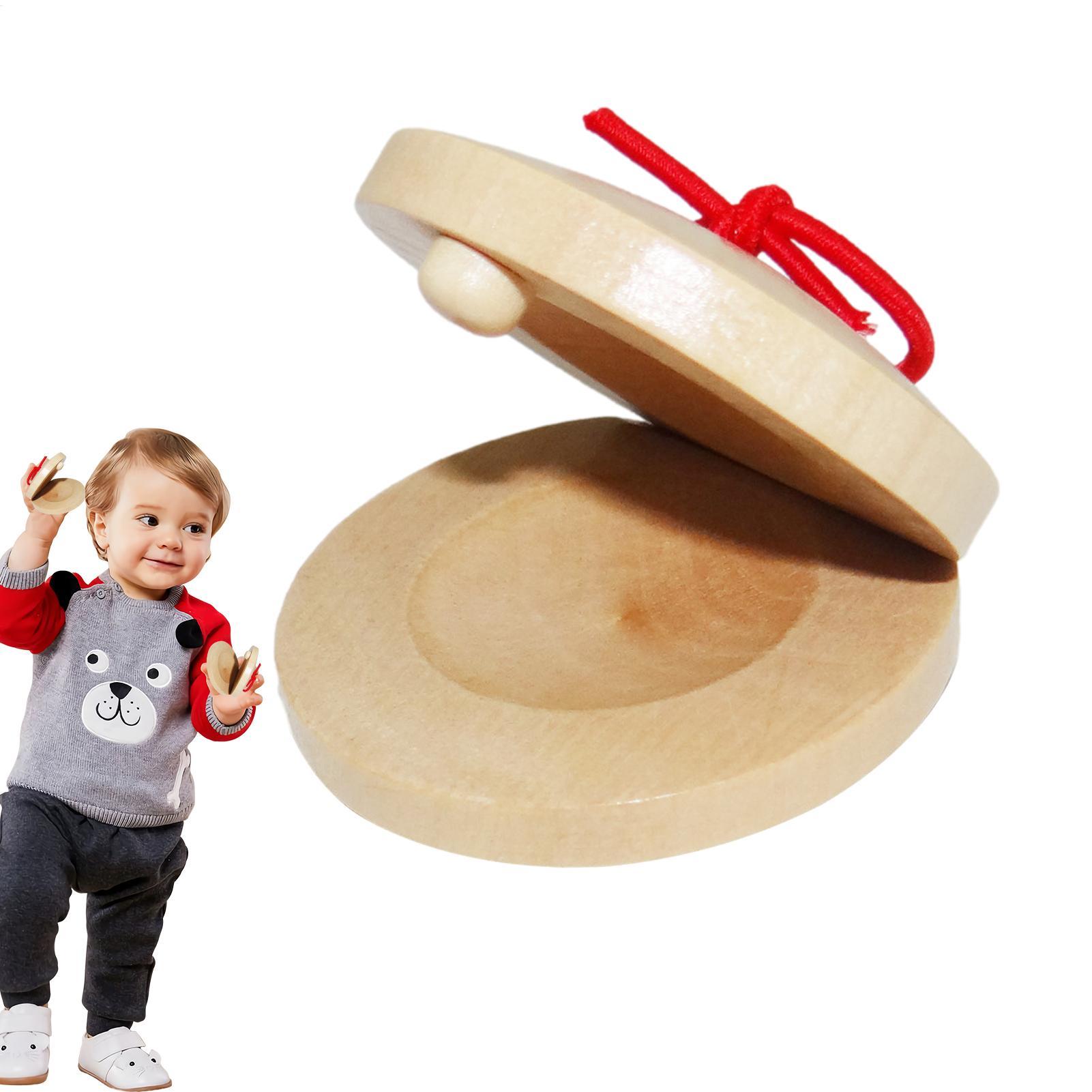 Wooden Castanets Kids Musical  - огляд і ціна Musical Instrument Gif
