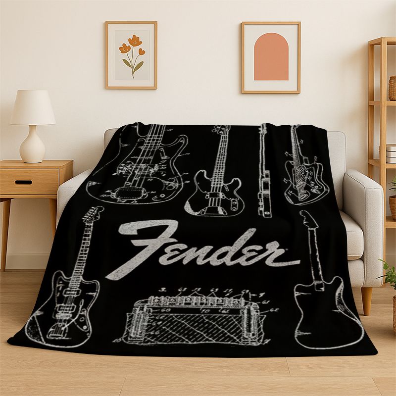 Retro Fender Guitar Logo Instr - огляд і ціна Musical Instrument Logo