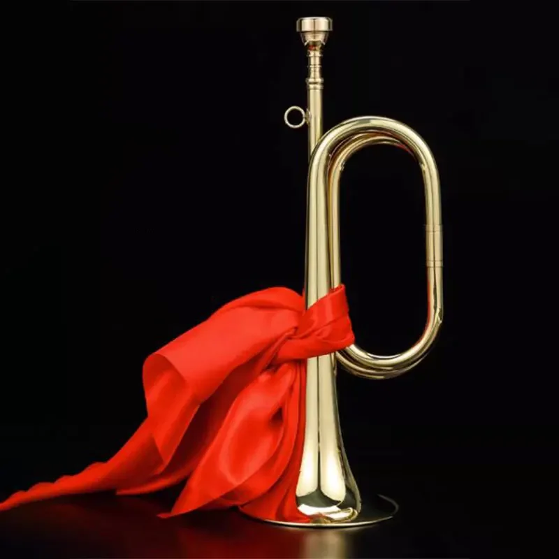 Brass Trumpet for Kids Beginne - огляд і ціна Musical Instrument Bugle