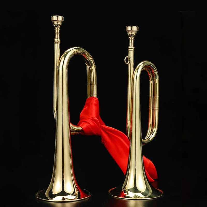 Brass Trumpet for Kids Beginne - огляд і ціна Musical Instrument Bugle