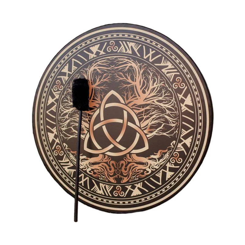 25CM Shaman Celtic Drum Vintag - огляд і ціна Musical Instrument Tambourine