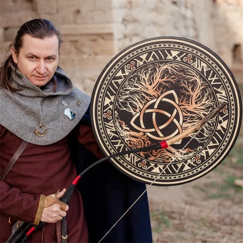 25CM Shaman Celtic Drum Vintag - огляд і ціна Musical Instrument Tambourine