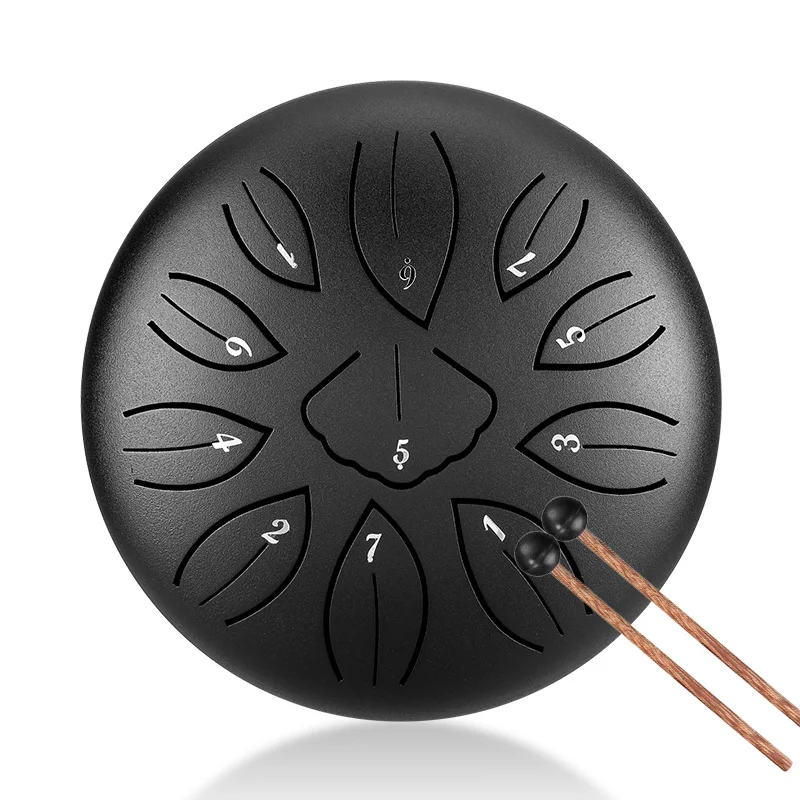 Hluru Steel Tongue Drum 6 Inch - огляд і ціна Musical Instrument With Hand