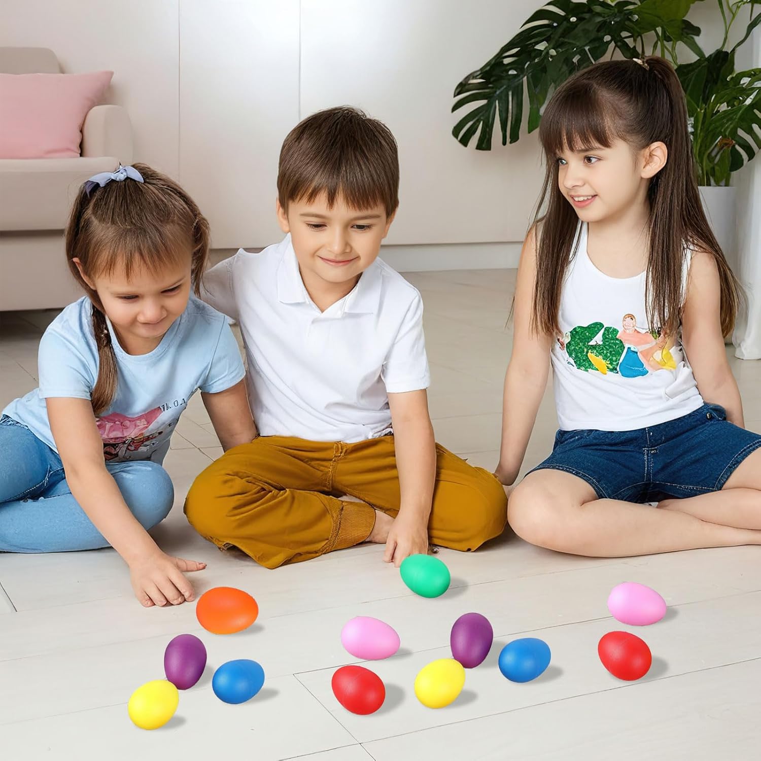 2Pcs Plastic Egg Shakers Percu - огляд і ціна Musical Instrument Gif