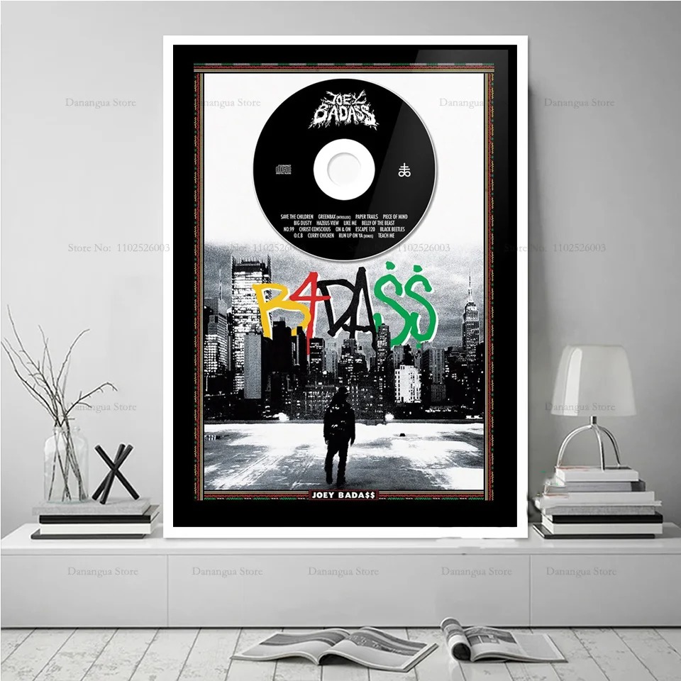 Joey Badass 1999 Hip Hop Rappe - огляд і ціна Musical Instrument Painting