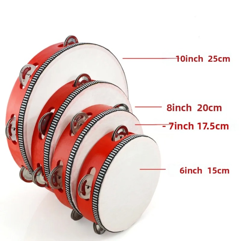 4/6/8/10 Inch Hand Held Metal  - огляд і ціна Musical Instrument With Hand