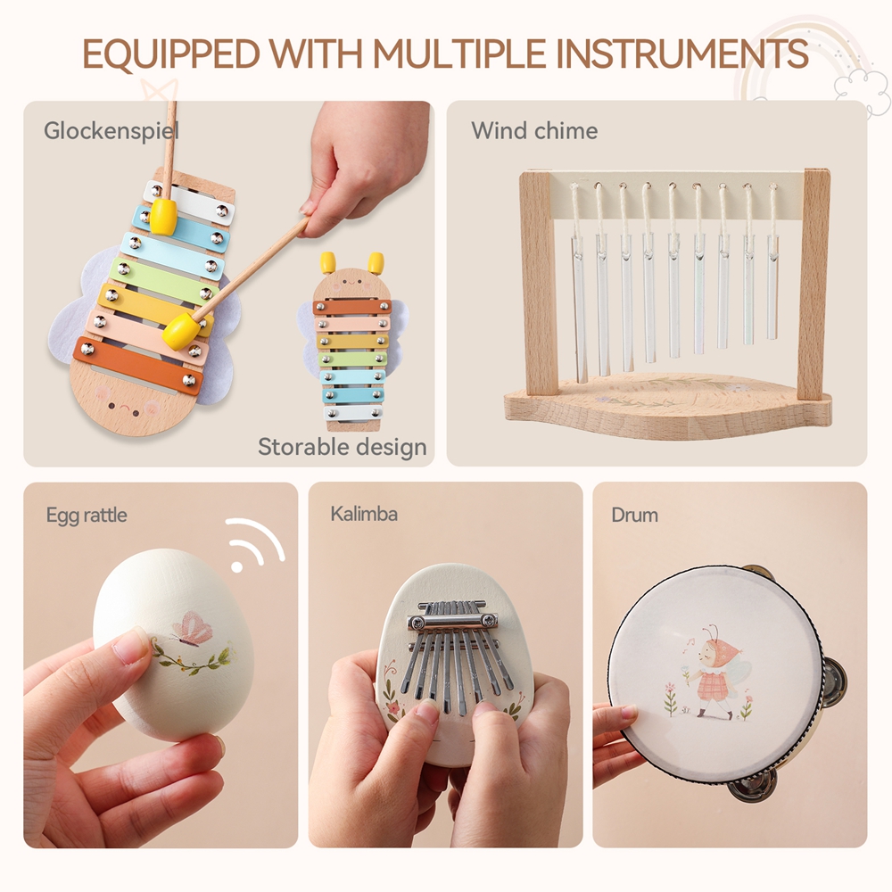 Music Toys Baby Wooden Montess - огляд і ціна Musical Instrument Drawing