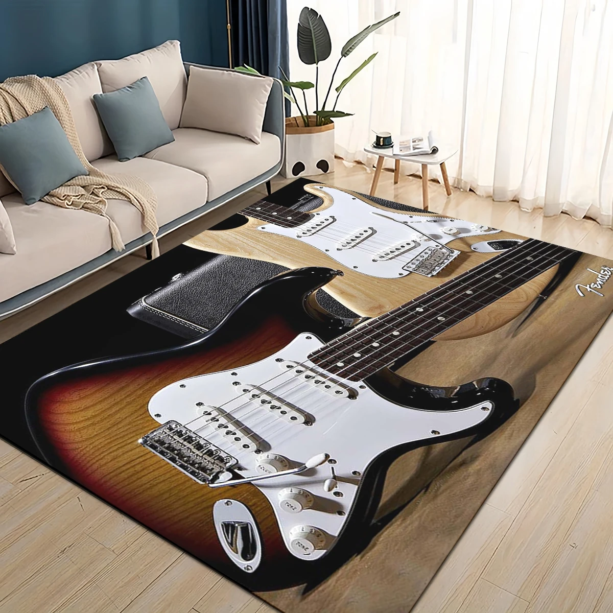 3D Retro Fender logo Guitar In - огляд і ціна Musical Instrument Logo