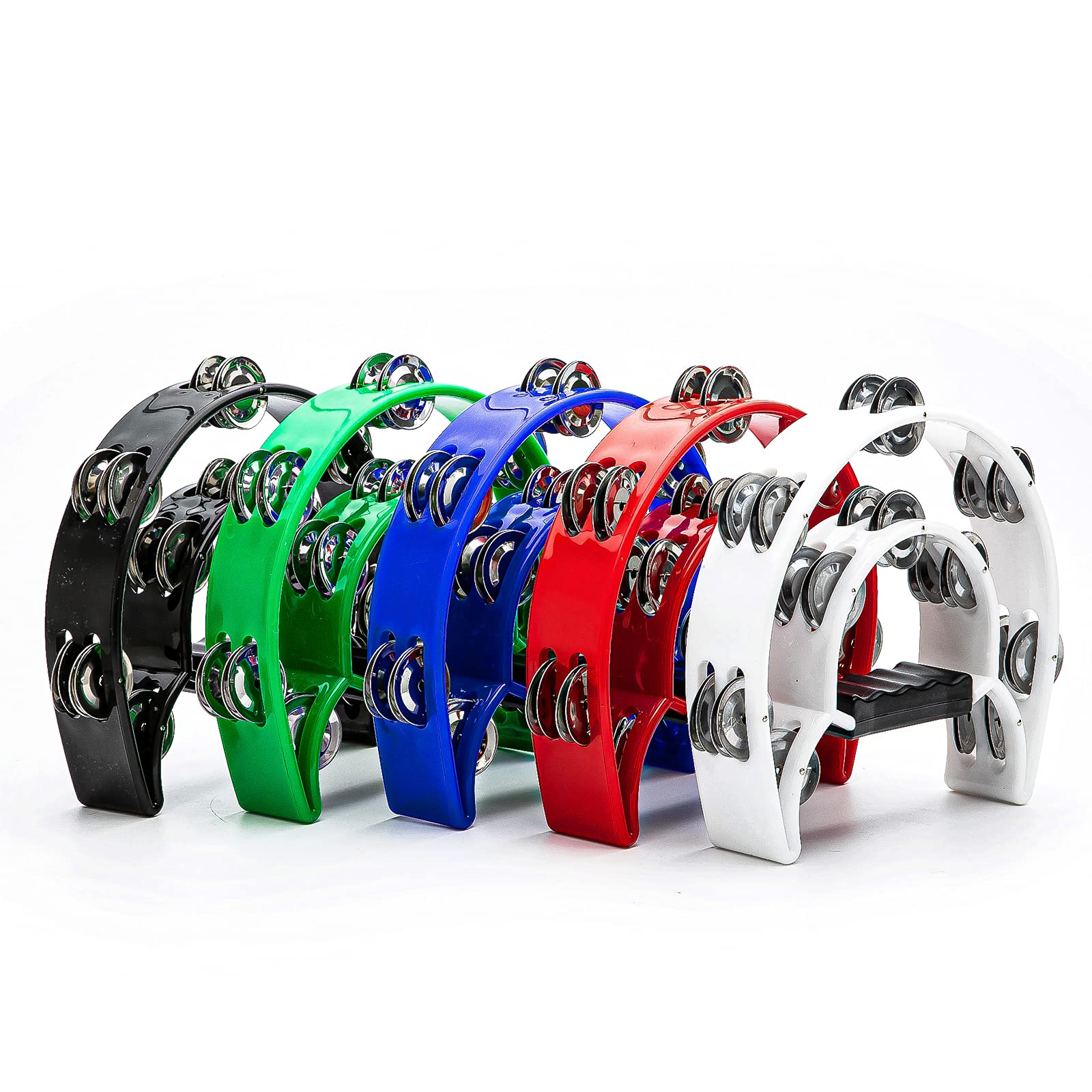 Tambourine Double Row Metal Ji - огляд і ціна Musical Instrument With Hand