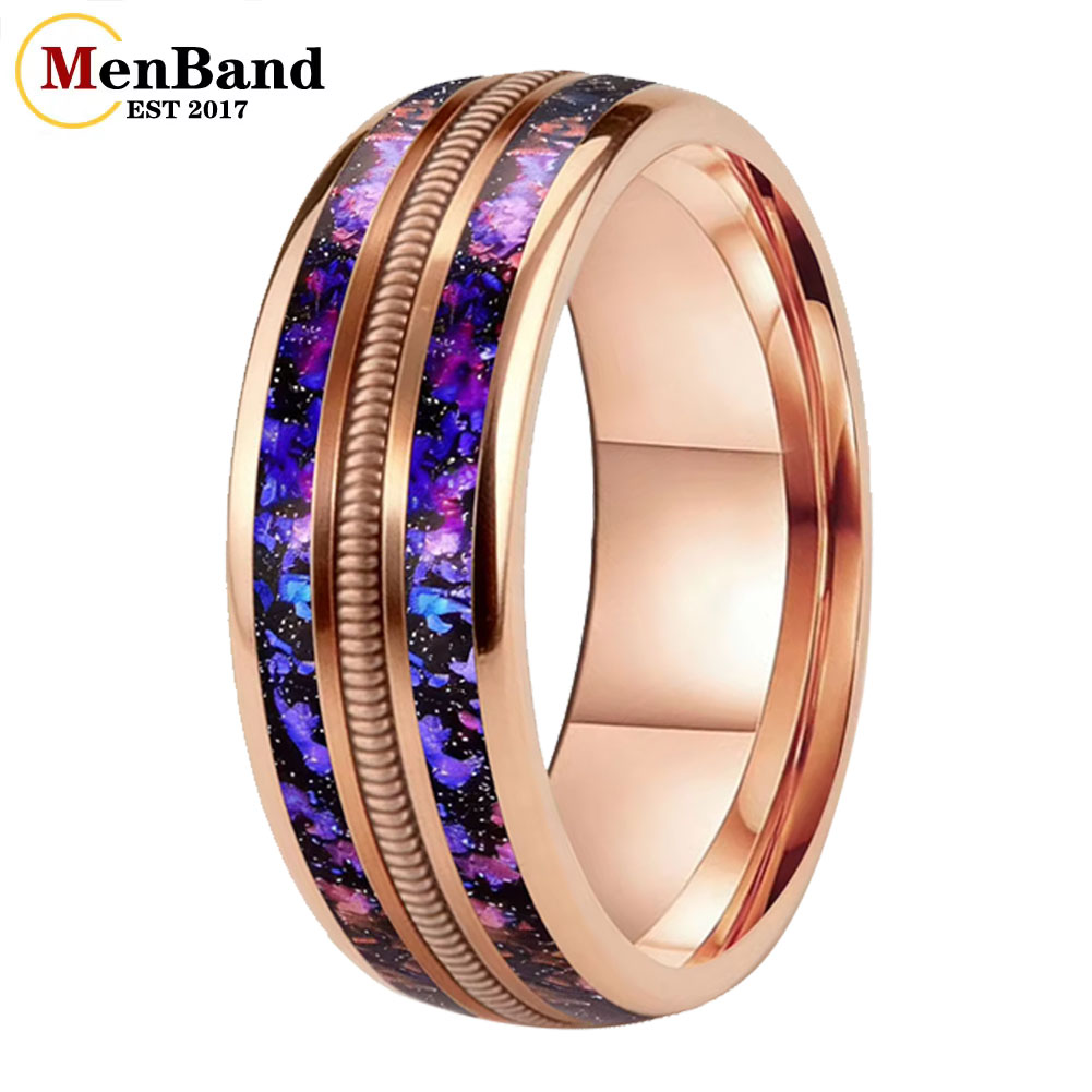 Fashion 8mm Men Women New Wedd - огляд і ціна Musical Instrument Logo