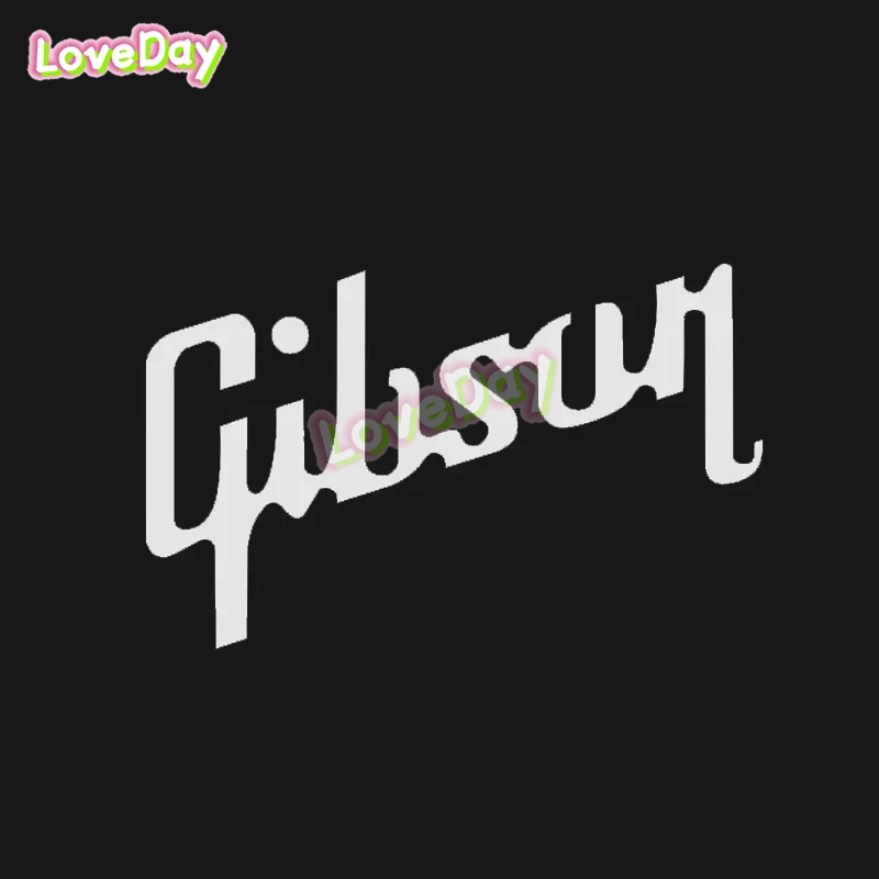 Gibson Logo Sticker Decal Viny - огляд і ціна Musical Instrument Logo