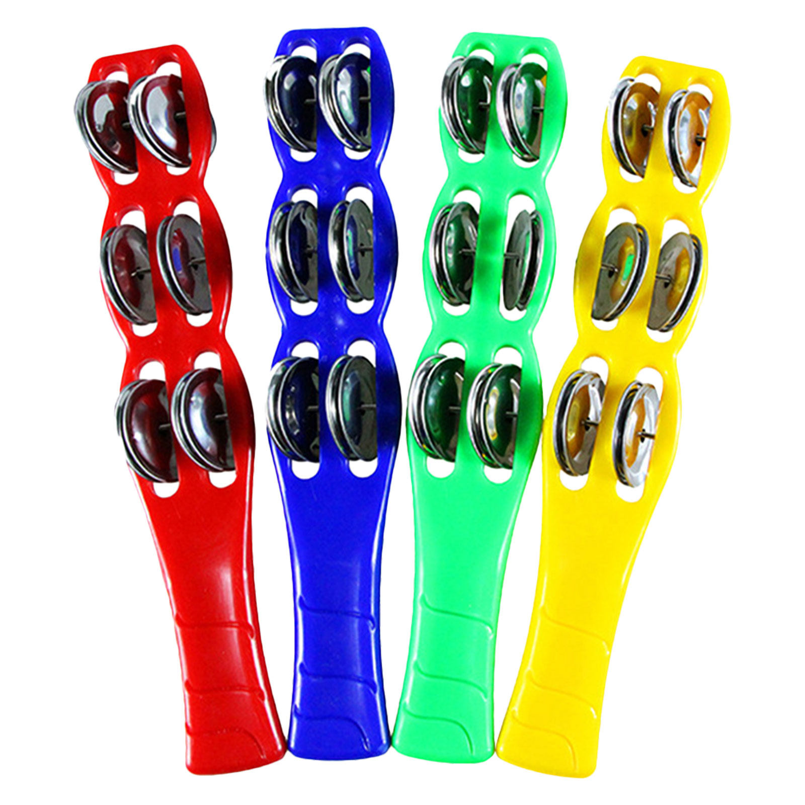 4Pcs Jingle Sticks Plastic Col - огляд і ціна Musical Instrument Tambourine