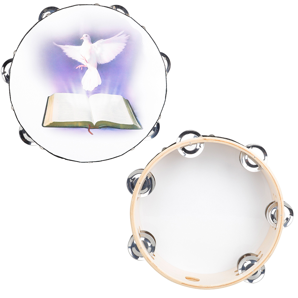 8 Inches Tambourine Peace Pige - огляд і ціна Musical Instrument Tambourine