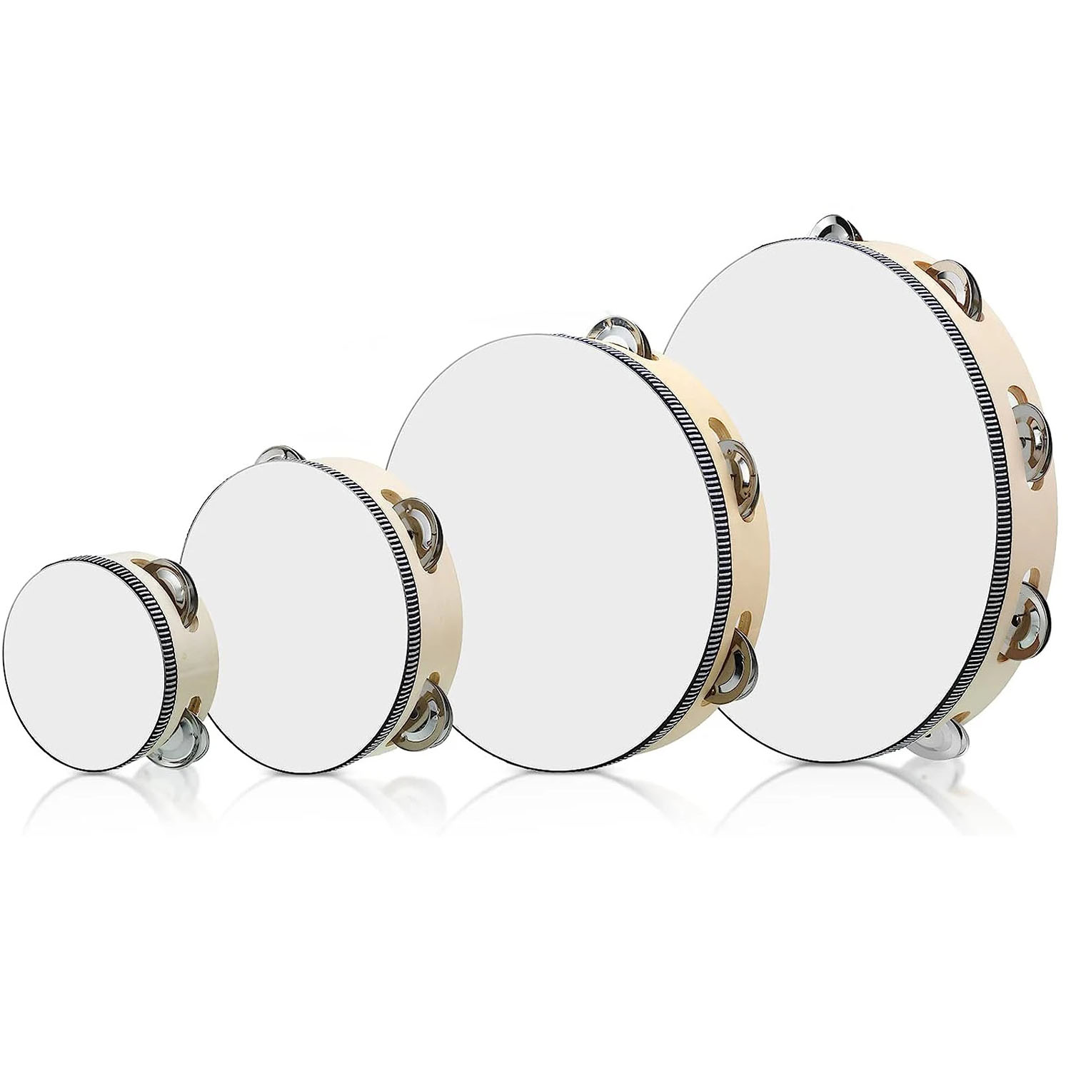 Miwayer Wooden Tambourine with - огляд і ціна Musical Instrument Tambourine