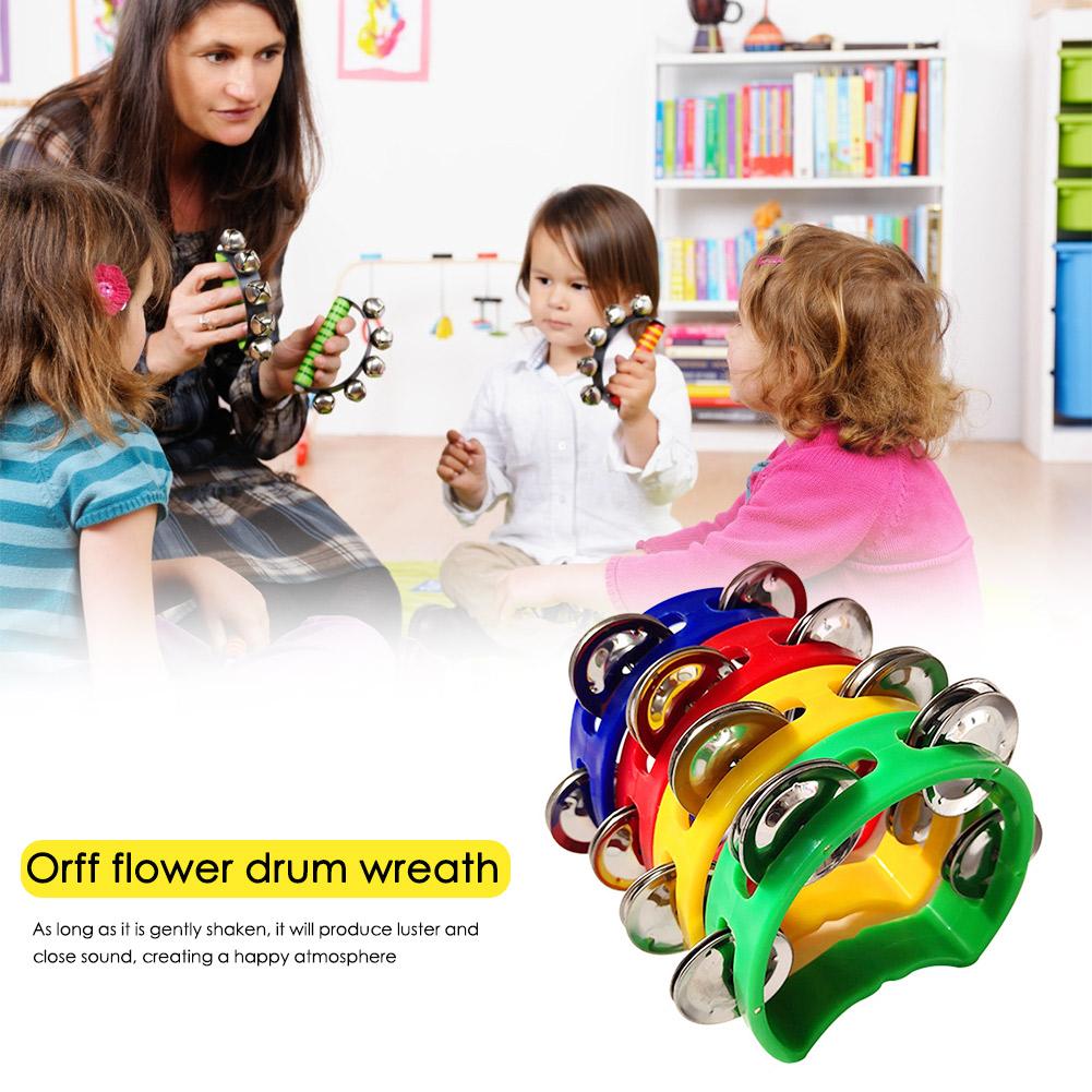 4pcs Tambourine Jingles Rattle - огляд і ціна Musical Instrument Tambourine