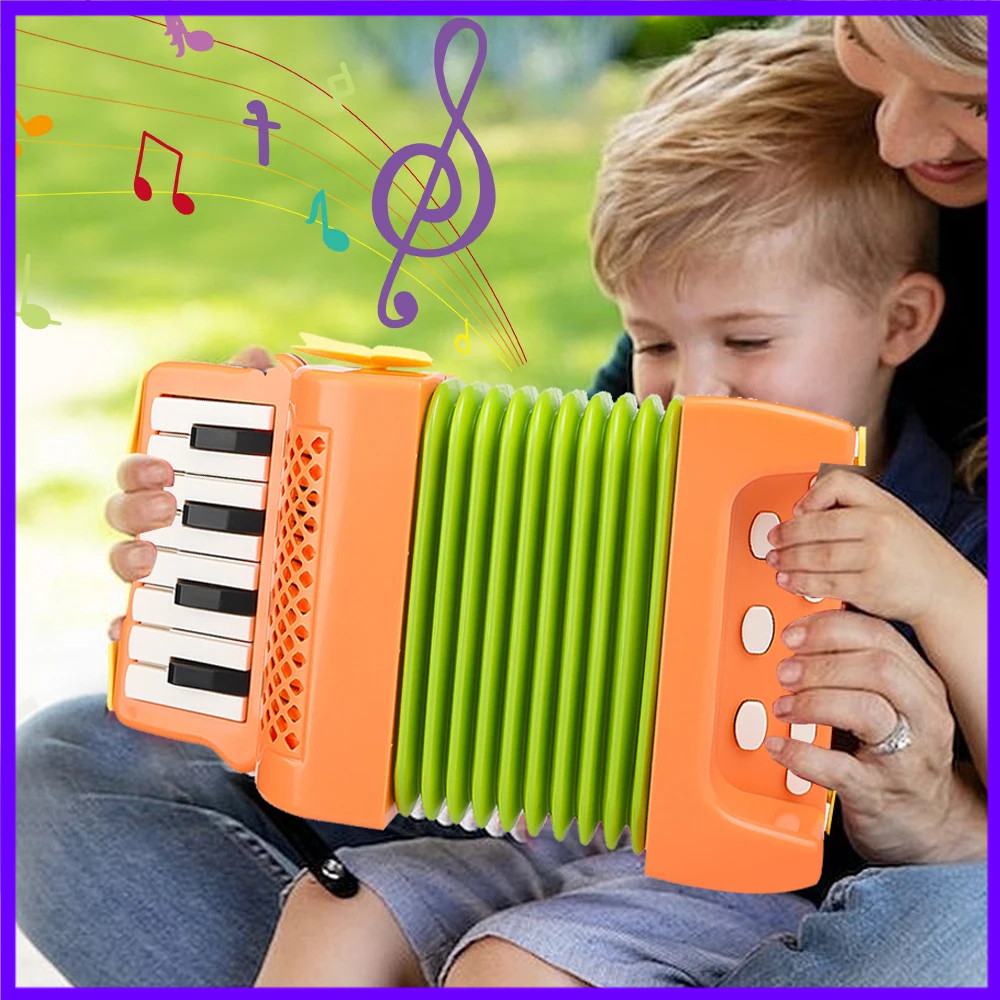 Kids Accordion Toy 10 Keys 8 B - огляд і ціна Musical Instrument Drawing