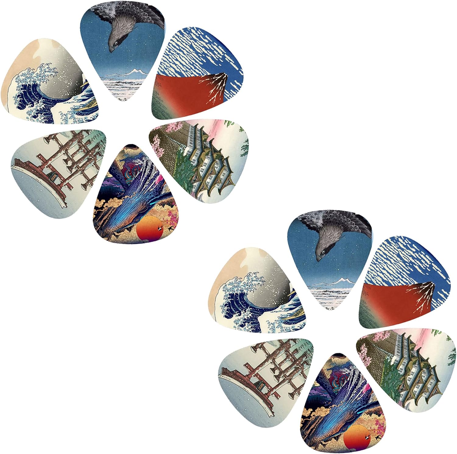 New 12pcs/set  Guitar Picks -  - огляд і ціна Musical Instrument Painting