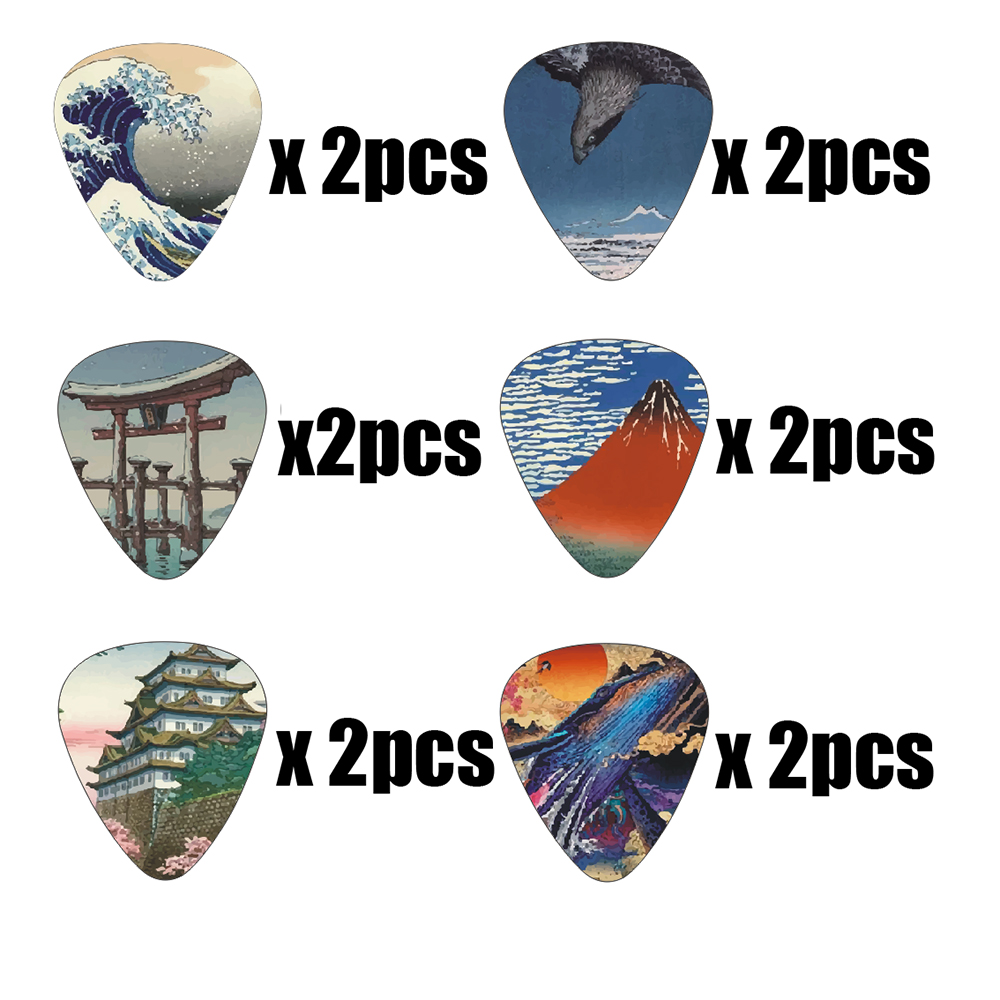 New 12pcs/set  Guitar Picks -  - огляд і ціна Musical Instrument Painting