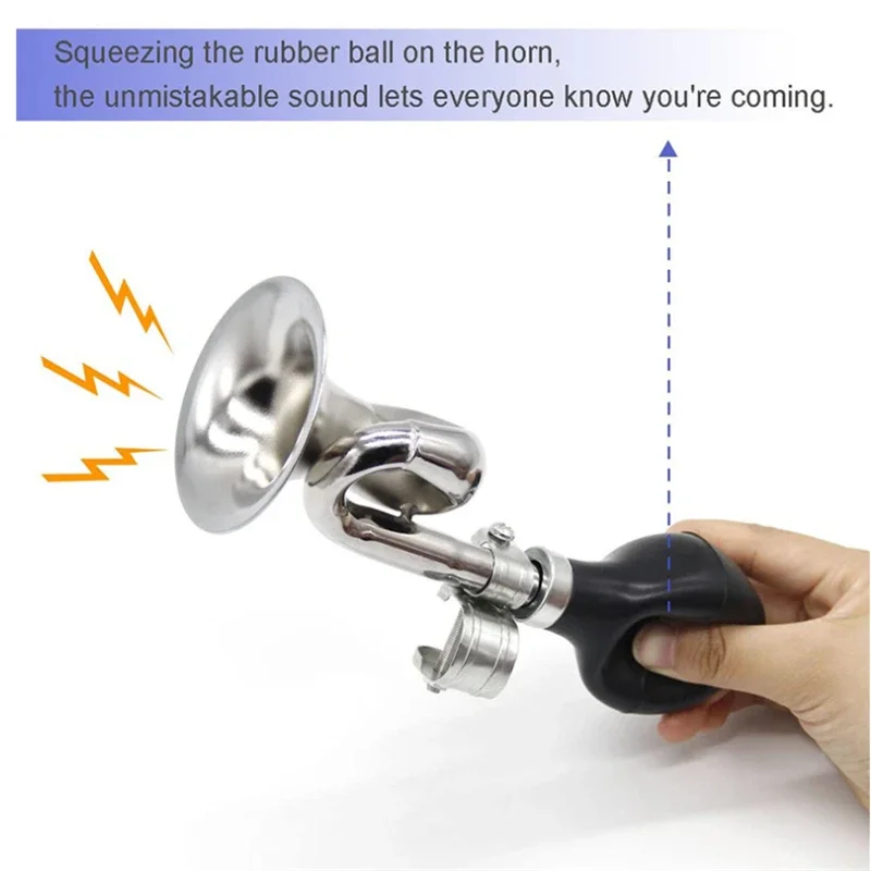 Retro Bicycle Snail Air Horn L - огляд і ціна Musical Instrument Bugle