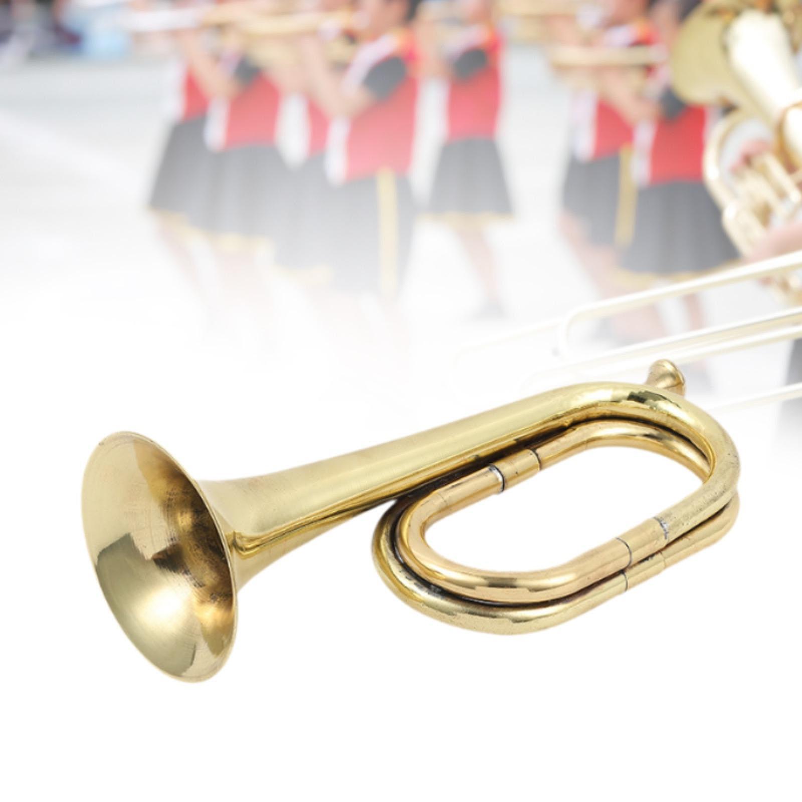 Brass Bugle Trumpet Prop Music - огляд і ціна Musical Instrument Bugle