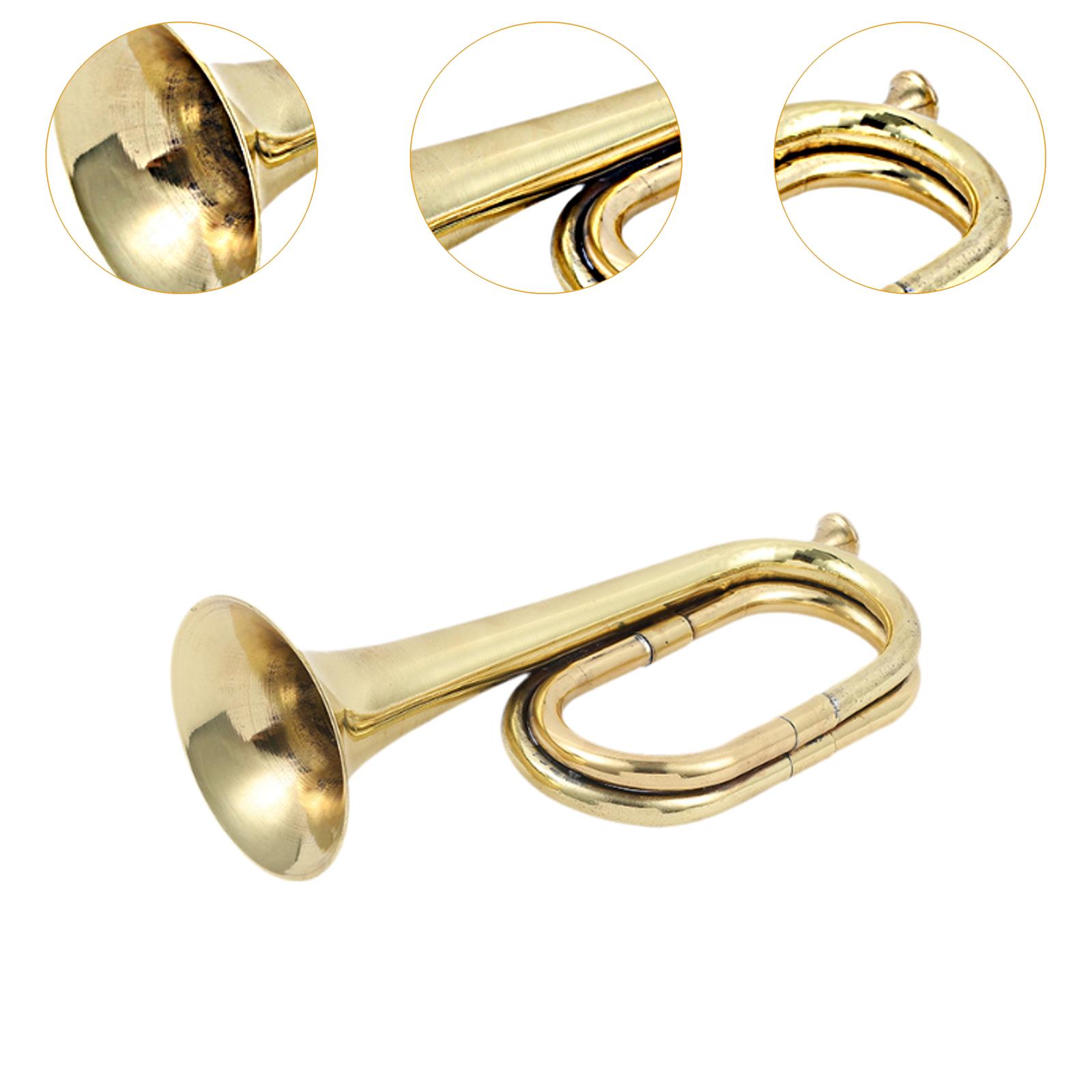 Brass Bugle Trumpet Prop Music - огляд і ціна Musical Instrument Bugle