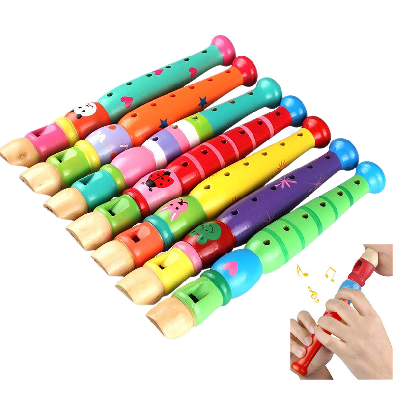 2pcs Wooden Flute 20cm Colorfu - огляд і ціна Musical Instrument Drawing