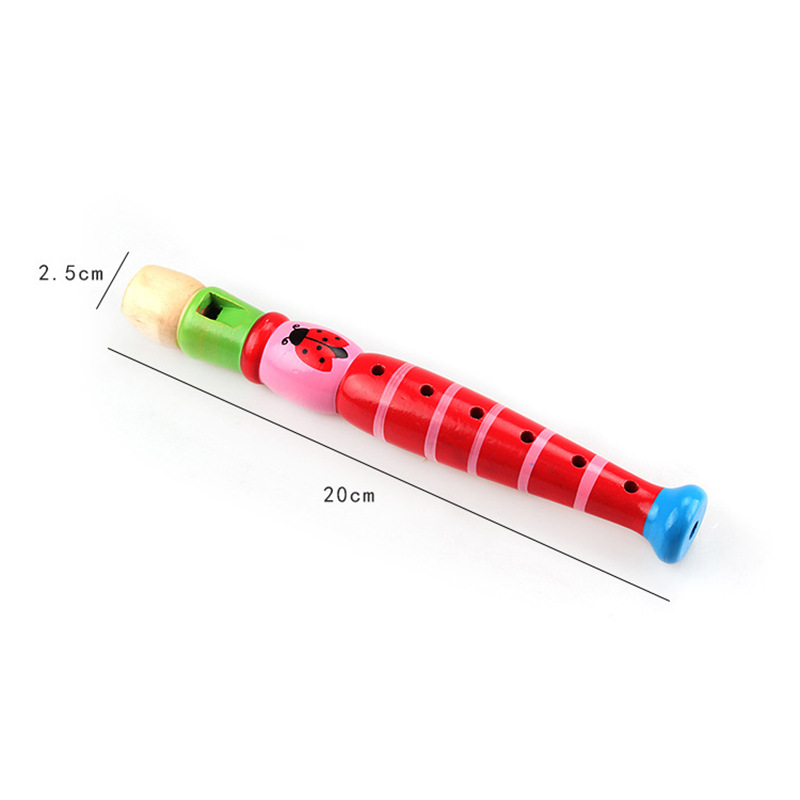 2pcs Wooden Flute 20cm Colorfu - огляд і ціна Musical Instrument Drawing