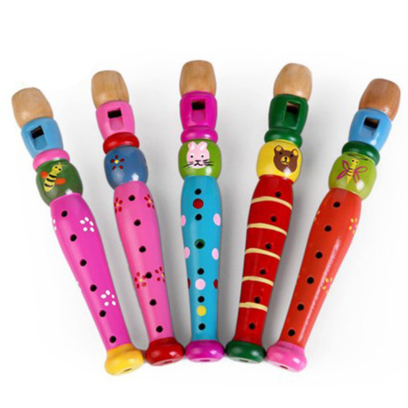 2pcs Wooden Flute 20cm Colorfu - огляд і ціна Musical Instrument Drawing