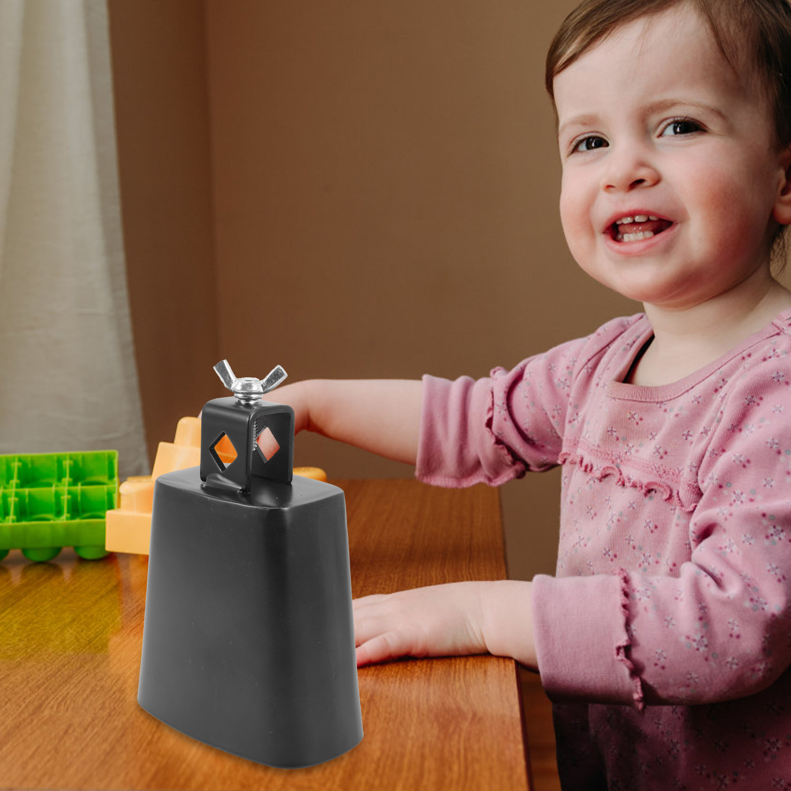 1Set Cowbell Teaching Aid Meta - огляд і ціна Musical Instrument With Hand