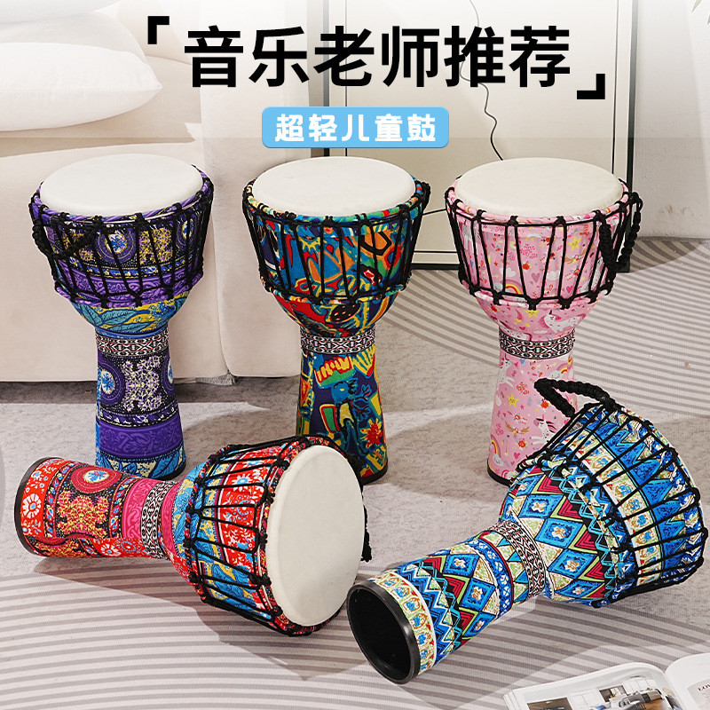 PVC African drum sheepskin 8 i - огляд і ціна Musical Instrument With Hand
