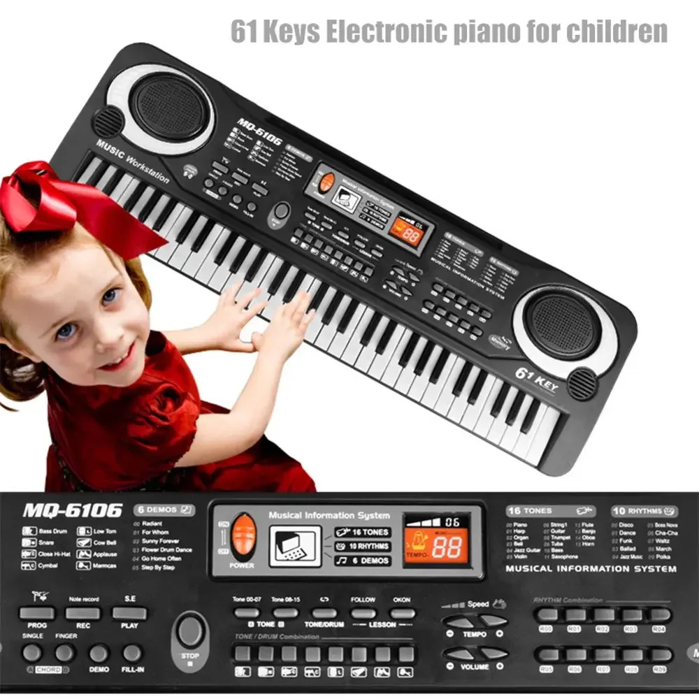 Kids Electronic Piano Keyboard - огляд і ціна Musical Instrument Drawing