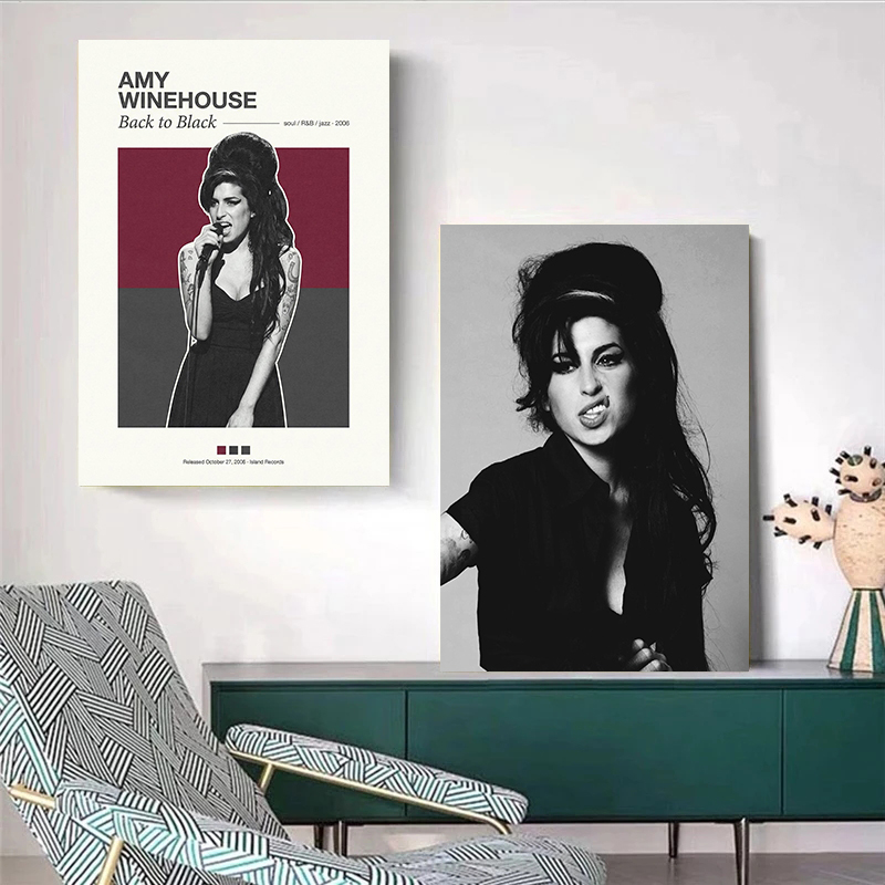 British Female Singer Amy Wine - огляд і ціна Musical Instrument Painting