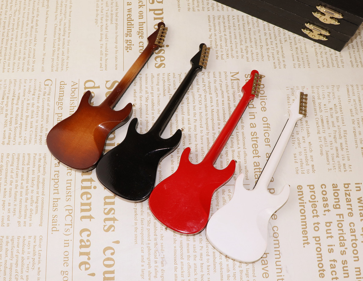 Mini Electric Guitar Wooden Mi - огляд і ціна Musical Instrument Old