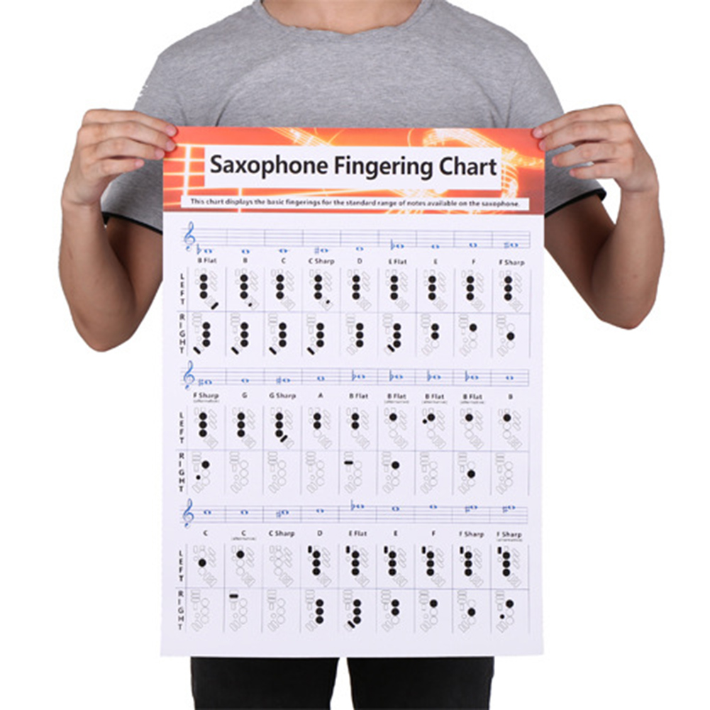 Saxophone Fingering Chord Char - огляд і ціна Musical Instrument Oboe