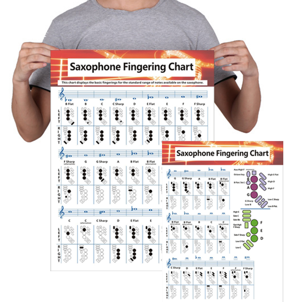 Saxophone Fingering Chord Char - огляд і ціна Musical Instrument Oboe