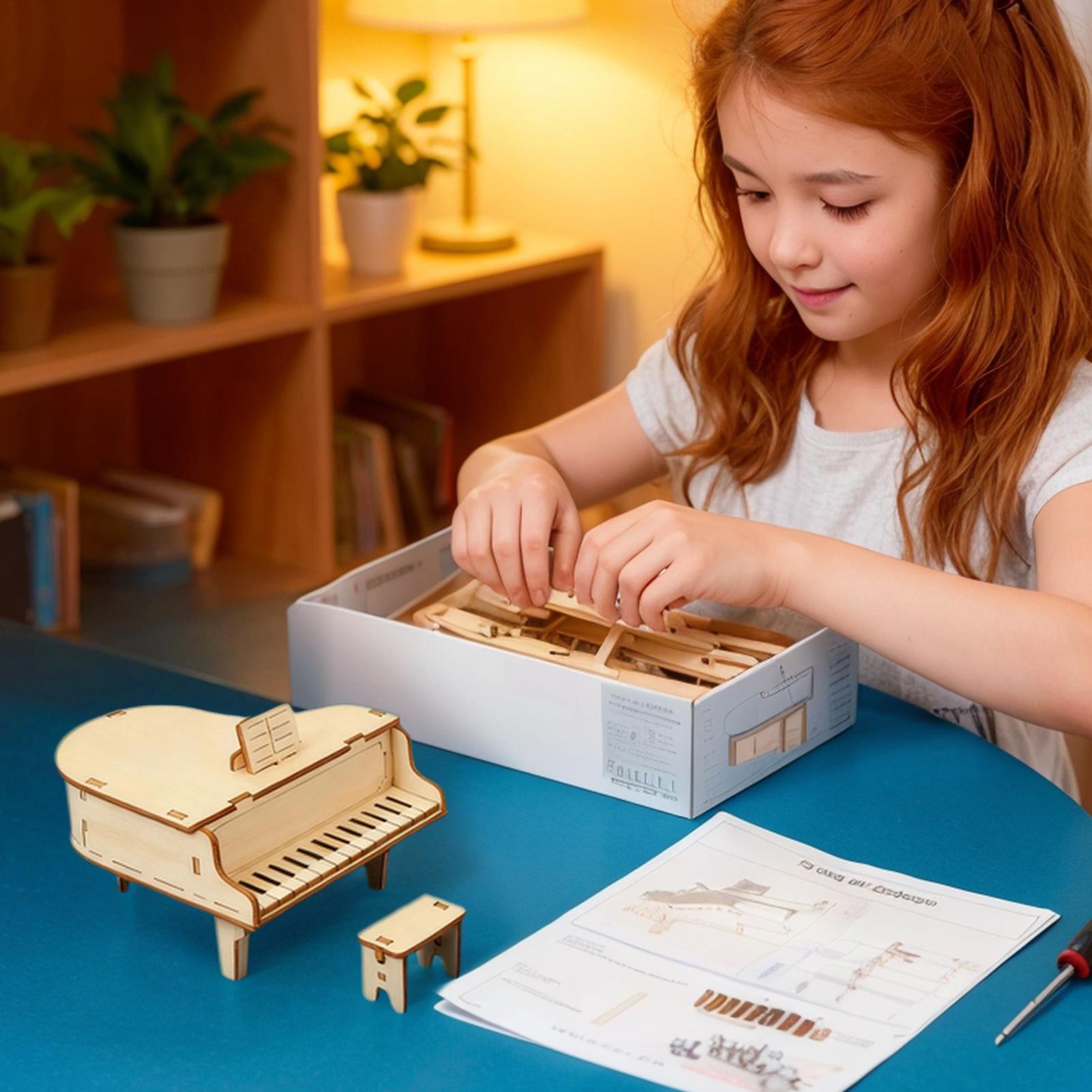 DIY Music Box Kit Wooden Instr - огляд і ціна Musical Instrument Old